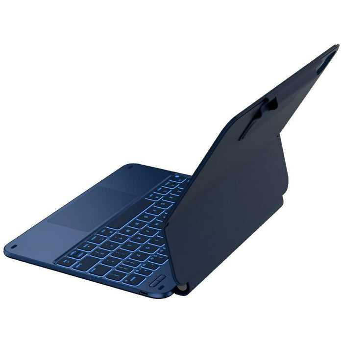 Калъф Typecase Edge с клавиатура за iPad Air 11" M2 2024 / M3 2025 / M4 2026, тихоокеански син