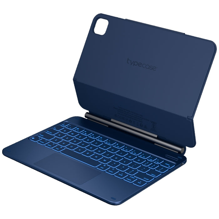 Калъф Typecase Edge с клавиатура за iPad Air 11" M2 2024 / M3 2025 / M4 2026, тихоокеански син