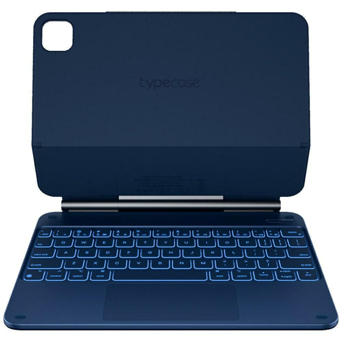 Калъф Typecase Edge с клавиатура за iPad Air 11" M2 2024 / M3 2025 / M4 2026, тихоокеански син