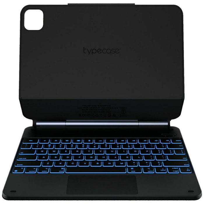 Калъф Typecase Edge с клавиатура за iPad Air 13" M2 2024 / M3 2025 / M4 2026, черен