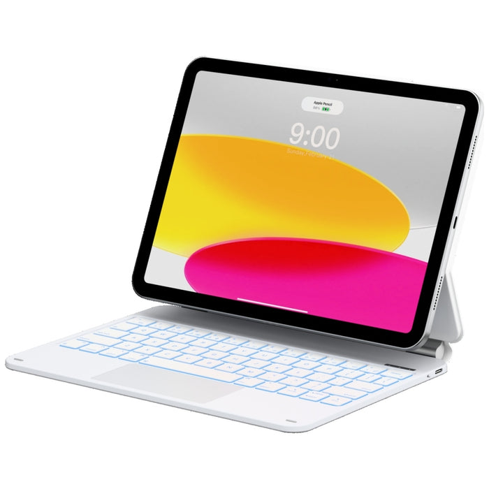 Калъф Typecase Edge с клавиатура за iPad 11" (A16) 2025 / iPad 10.9" 2022, бял