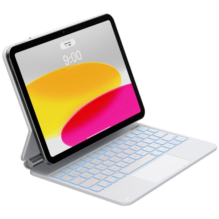 Калъф Typecase Edge с клавиатура за iPad 11" (A16) 2025 / iPad 10.9" 2022, бял