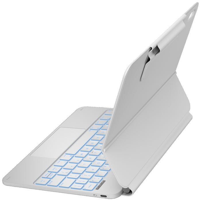 Калъф Typecase Edge с клавиатура за iPad 11" (A16) 2025 / iPad 10.9" 2022, бял