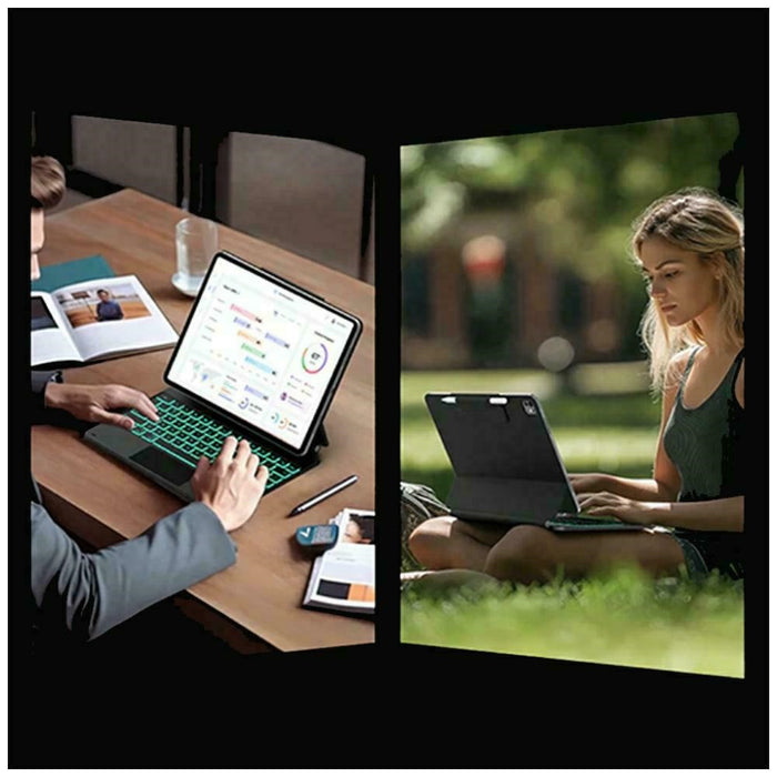 Калъф Typecase Edge с клавиатура от въглеродни влакна за iPad 11" (A16) 2025 / iPad 10.9" 2022