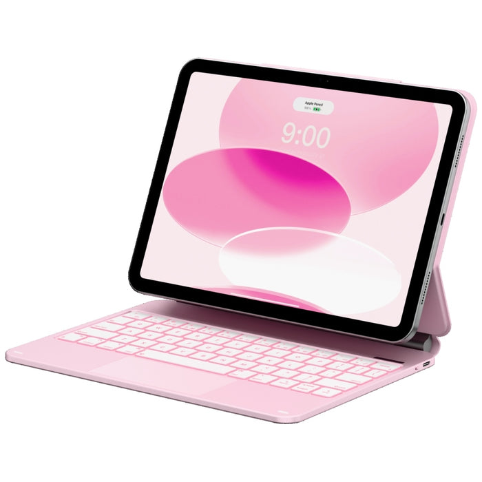 Калъф Typecase Edge с клавиатура за iPad 11" (A16) 2025 / iPad 10.9" 2022, розов