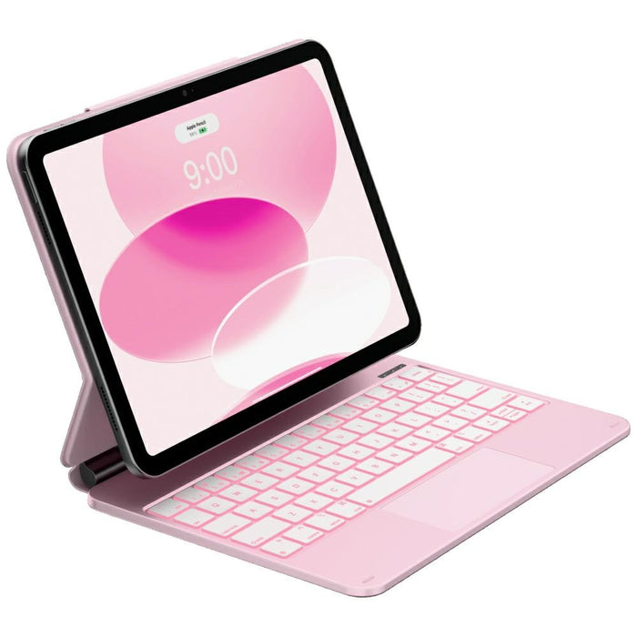 Калъф Typecase Edge с клавиатура за iPad 11" (A16) 2025 / iPad 10.9" 2022, розов