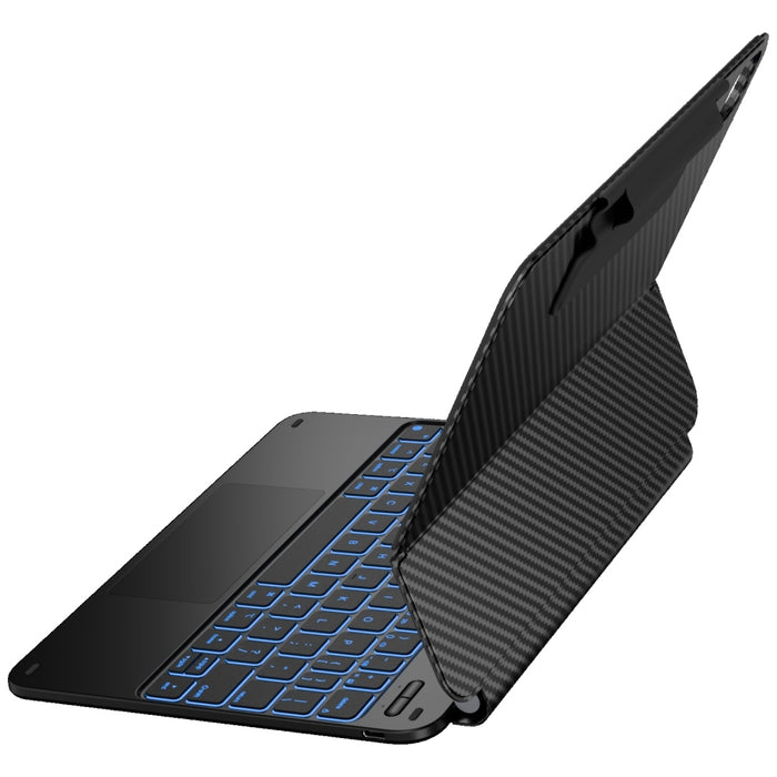 Калъф Typecase Edge с клавиатура за iPad Air 11" M2 2024 / M3 2025 / M4 2026, въглеродни влакна