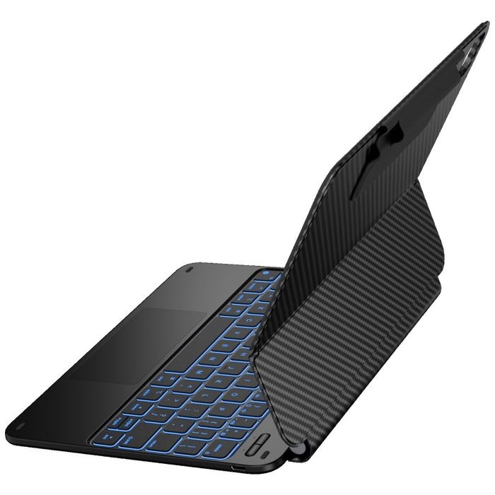 Калъф Typecase Edge с клавиатура за iPad Pro 11" 2024/2025, въглеродни влакна