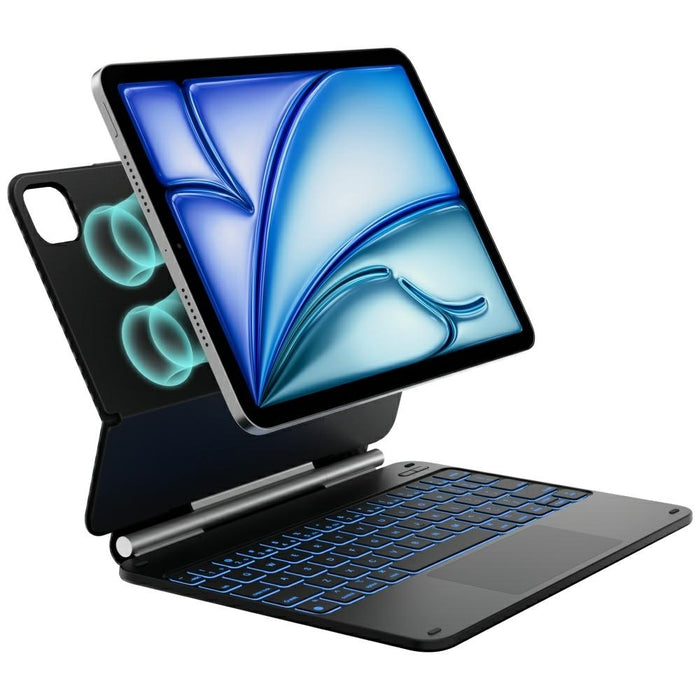 Калъф Typecase Edge с клавиатура за iPad Pro 11" 2024/2025, въглеродни влакна