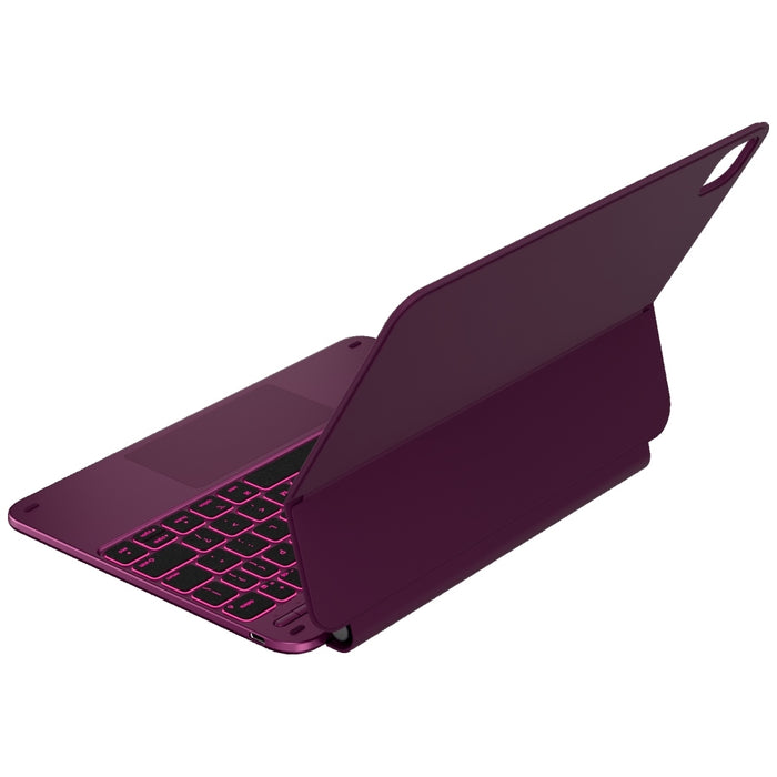 Калъф Typecase Edge с клавиатура за iPad Pro 11" 2024/2025, малинов