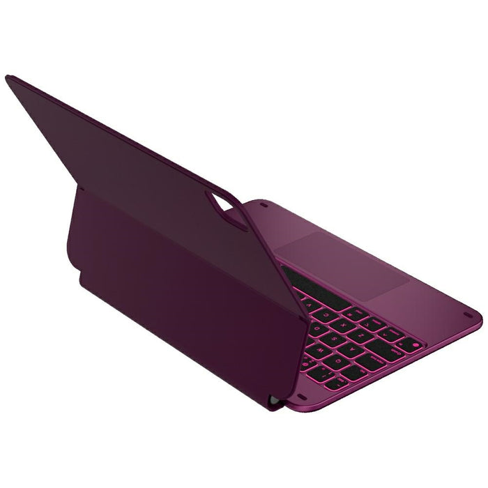 Калъф Typecase Edge с клавиатура за iPad Pro 11" 2024/2025, малинов