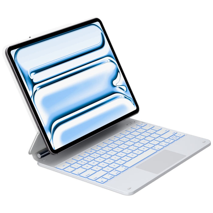 Калъф Typecase Edge с клавиатура за iPad Air 13" 2024/2025, бял