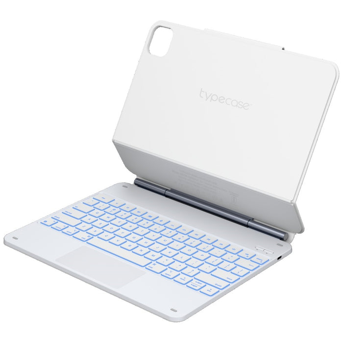 Калъф Typecase Edge с клавиатура за iPad Air 13" 2024/2025, бял