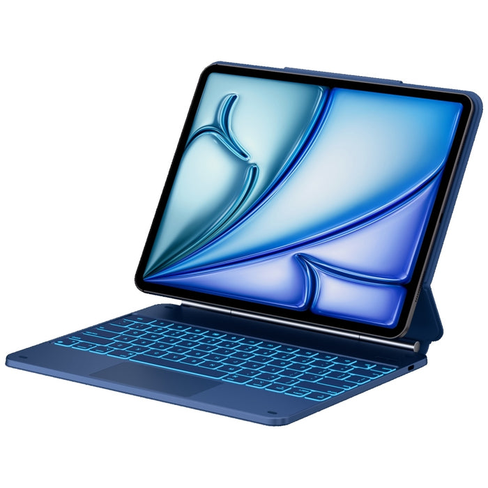 Калъф Typecase Edge с клавиатура за iPad Air 13" M2 2024 / M3 2025 / M4 2026, тихоокеански син
