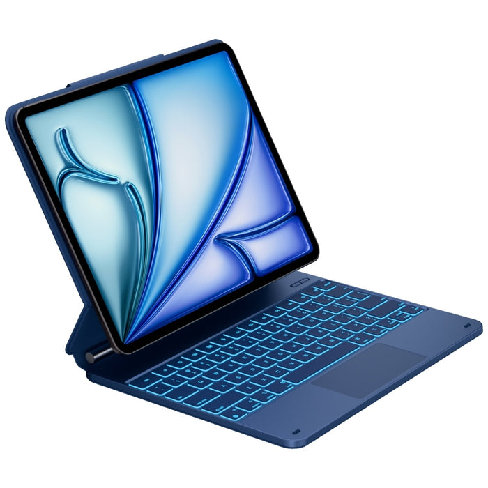 Калъф Typecase Edge с клавиатура за iPad Air 13" M2 2024 / M3 2025 / M4 2026, тихоокеански син