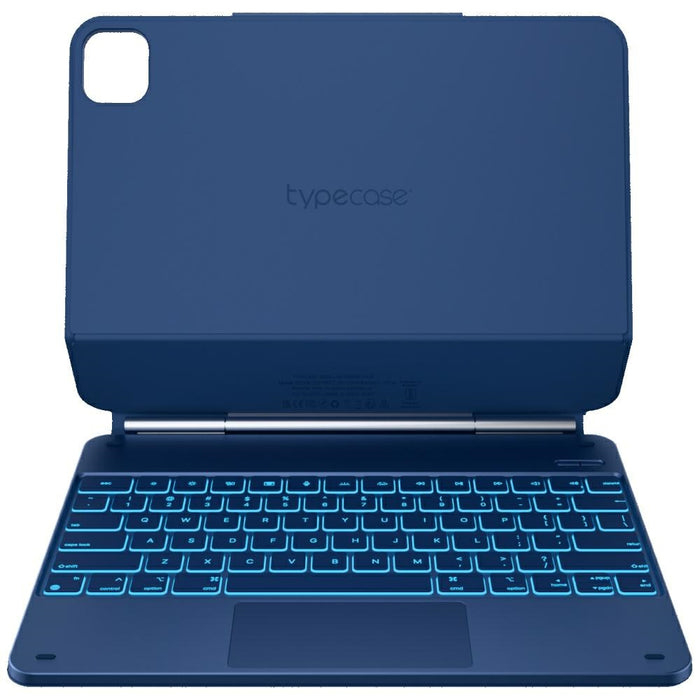 Калъф Typecase Edge с клавиатура за iPad Air 13" M2 2024 / M3 2025 / M4 2026, тихоокеански син