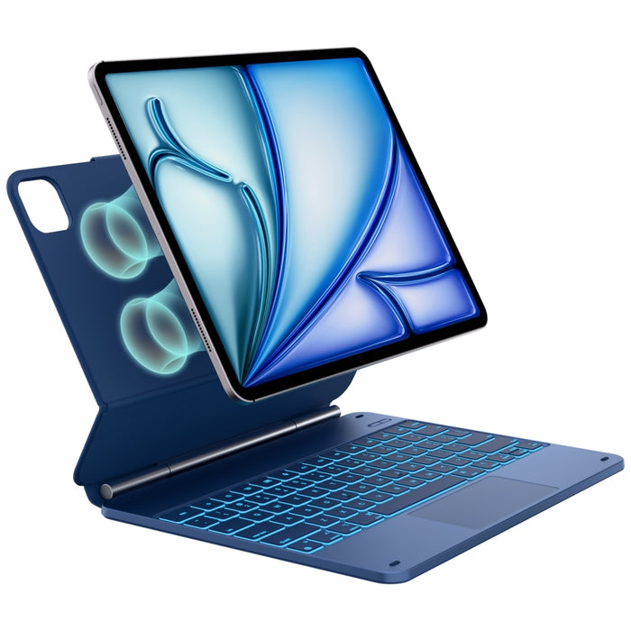 Калъф Typecase Edge с клавиатура за iPad Air 13" M2 2024 / M3 2025 / M4 2026, тихоокеански син