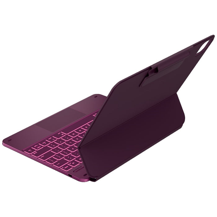 Калъф Typecase Edge с клавиатура за iPad Air 13" 2024/2025, малинов