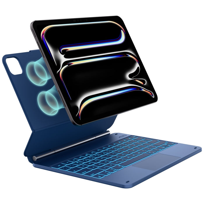 Калъф Typecase Edge с клавиатура за iPad Pro 13" M4 2024 / M5 2025, светлосин