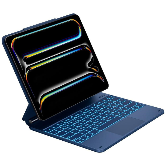 Калъф Typecase Edge с клавиатура за iPad Pro 13" M4 2024 / M5 2025, светлосин