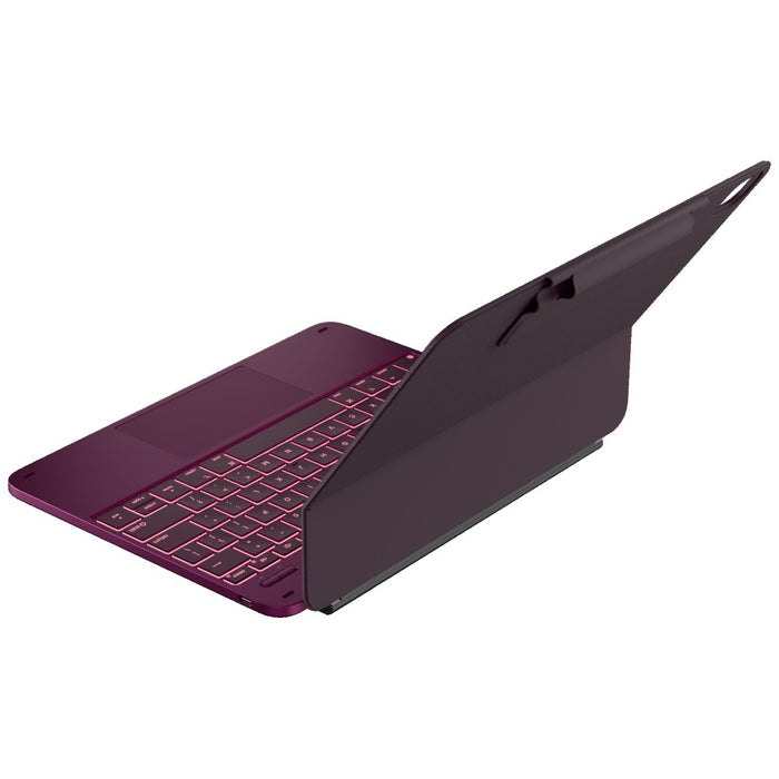 Калъф Typecase Edge с клавиатура за iPad Pro 13" 2024/2025, малинов