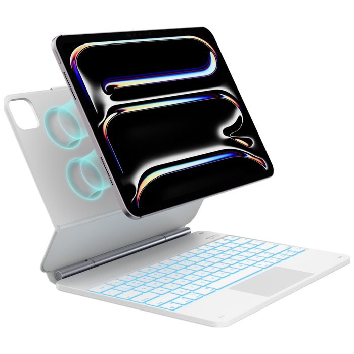 Калъф Typecase Edge с клавиатура за iPad Pro 13" M4 2024 / M5 2025, бял