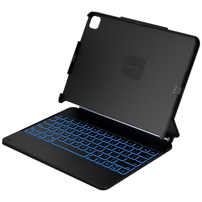 Калъф Typecase Edge + с клавиатура за iPad Air 13" M2 2024 / M3 2025 / M4 2026, черен