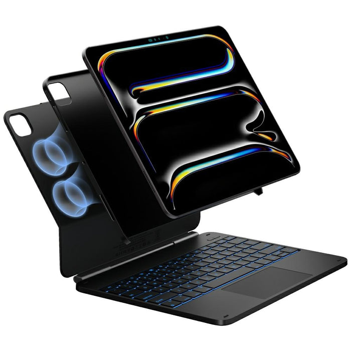 Калъф Typecase Edge + с клавиатура за iPad Air 13" M2 2024 / M3 2025 / M4 2026, черен