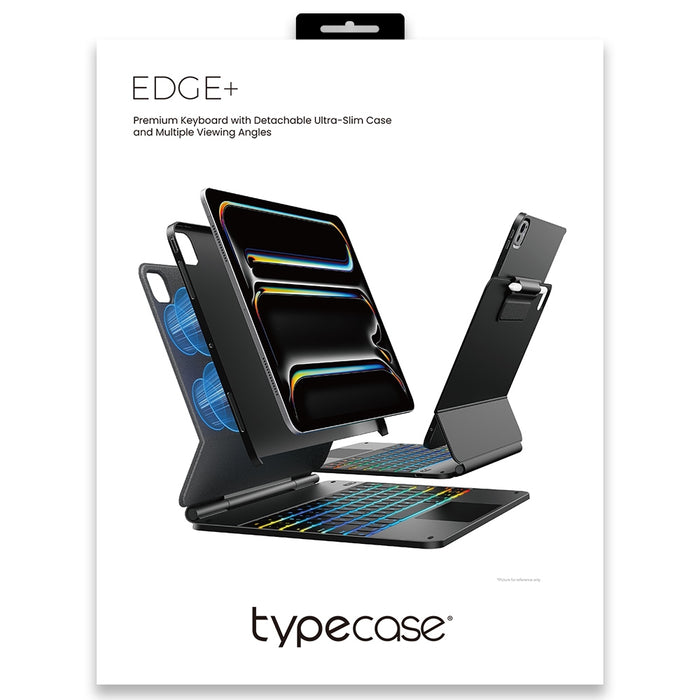 Калъф Typecase Edge + с клавиатура за iPad Pro 13" M4 2024 / M5 2025, въглеродно влакно