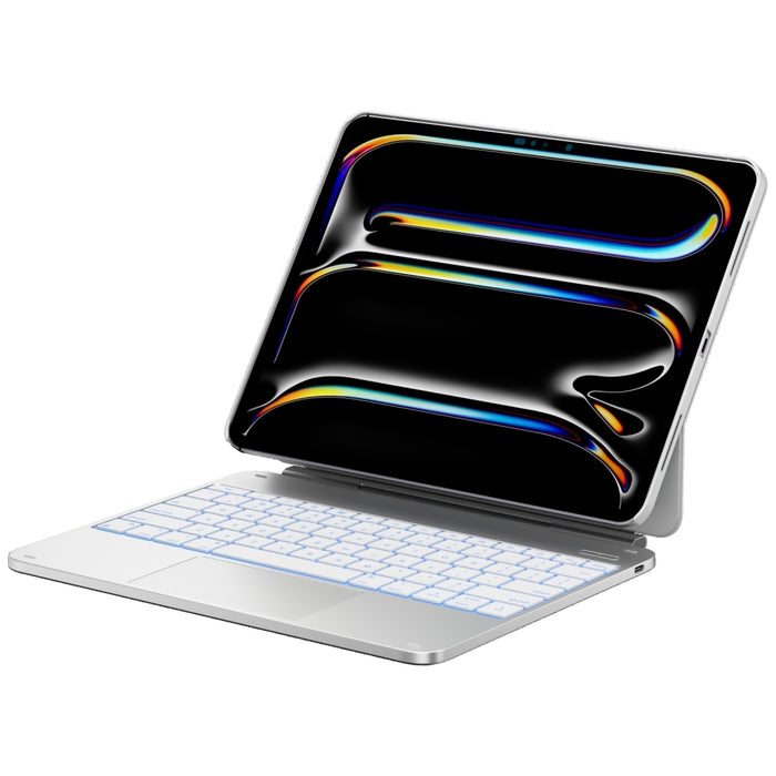 Калъф Typecase Edge + с клавиатура за iPad Pro 13" M4 2024 / M5 2025, сребрист