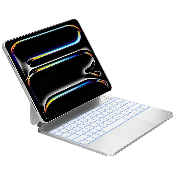 Калъф Typecase Edge + с клавиатура за iPad Pro 13" M4 2024 / M5 2025, сребрист