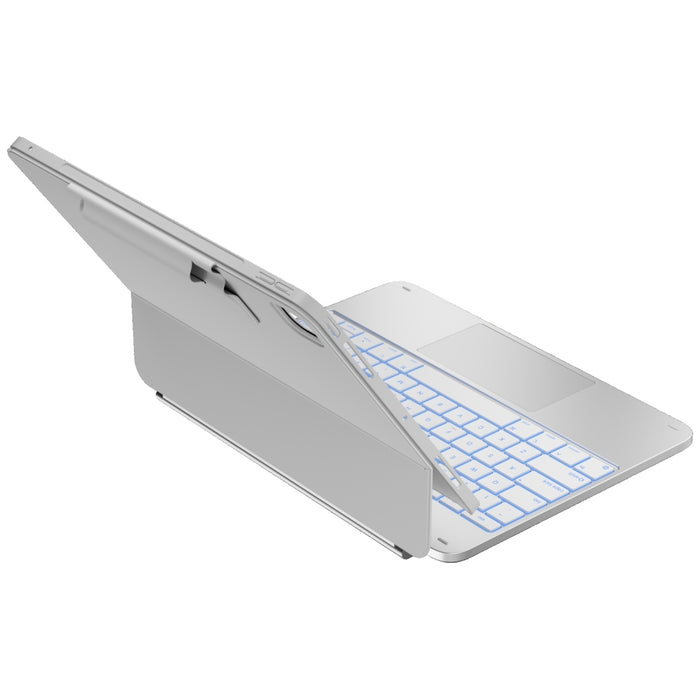Калъф Typecase Edge + с клавиатура за iPad Pro 13" M4 2024 / M5 2025, сребрист
