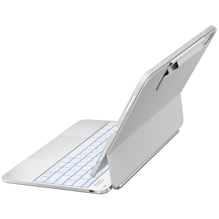 Калъф Typecase Edge + с клавиатура за iPad Pro 13" M4 2024 / M5 2025, сребрист