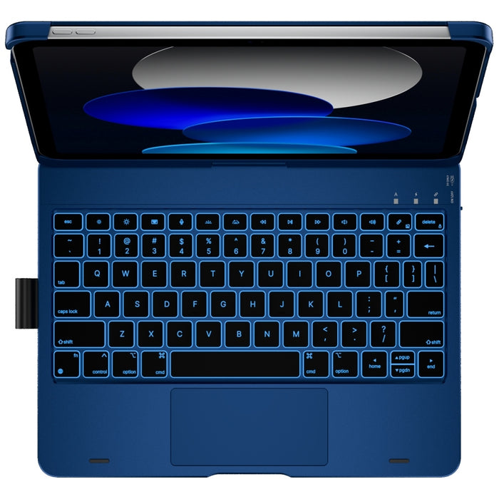 Калъф Typecase Flexbook Touch с клавиатура за iPad 11" (A16) 2025 / iPad 10.9" 2022, тъмносинь