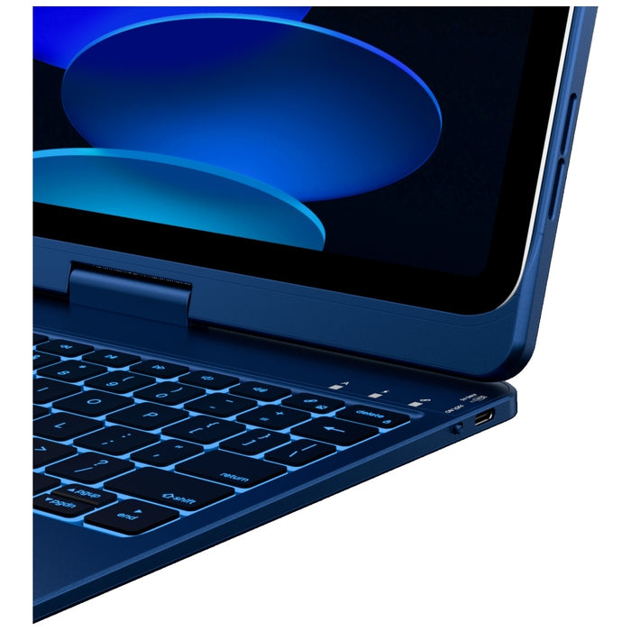 Калъф Typecase Flexbook Touch с клавиатура за iPad 11" (A16) 2025 / iPad 10.9" 2022, тъмносинь