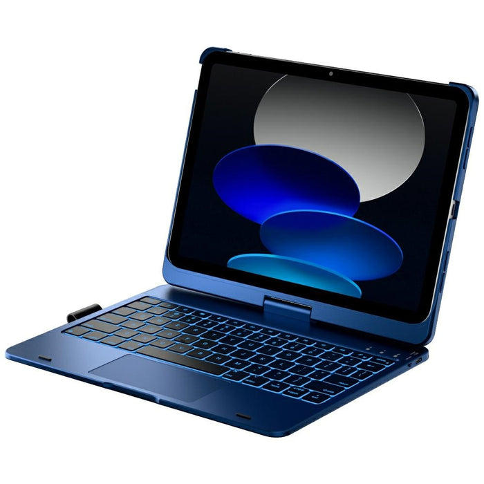 Калъф Typecase Flexbook Touch с клавиатура за iPad 11" (A16) 2025 / iPad 10.9" 2022, тъмносинь