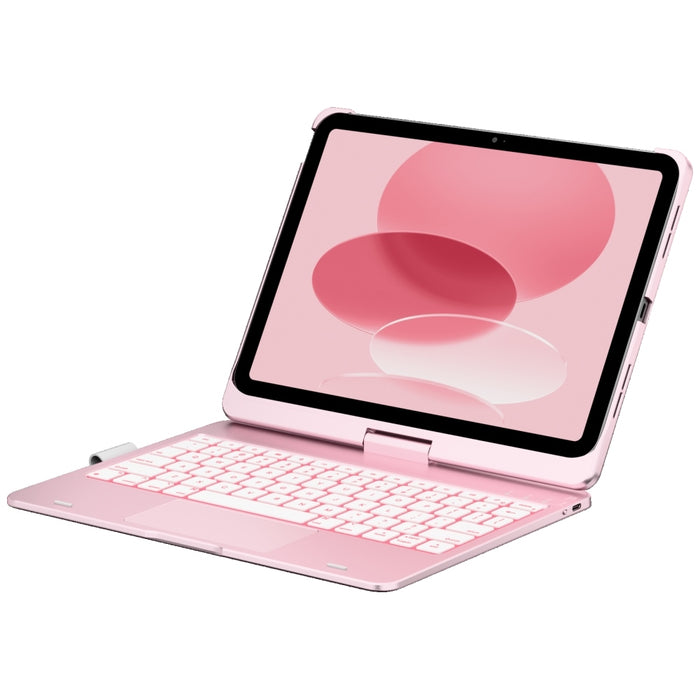 Калъф Typecase Flexbook Touch с клавиатура за iPad 11" (A16) 2025 / iPad 10.9" 2022, светло розов