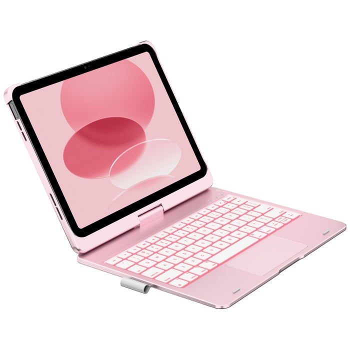 Калъф Typecase Flexbook Touch с клавиатура за iPad 11" (A16) 2025 / iPad 10.9" 2022, светло розов