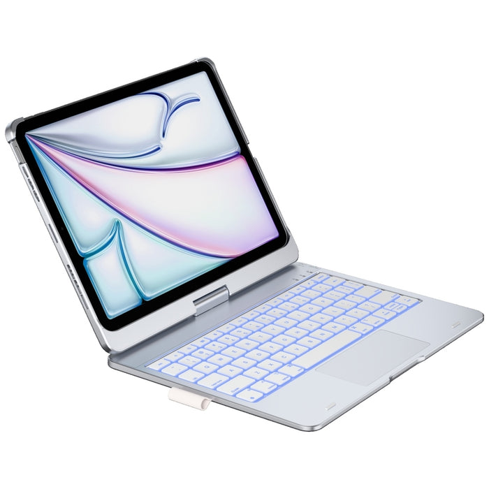 Калъф Typecase Flexbook Touch с клавиатура за iPad Air 11" M2 2024 / M3 2025 / M4 2026, сребърен