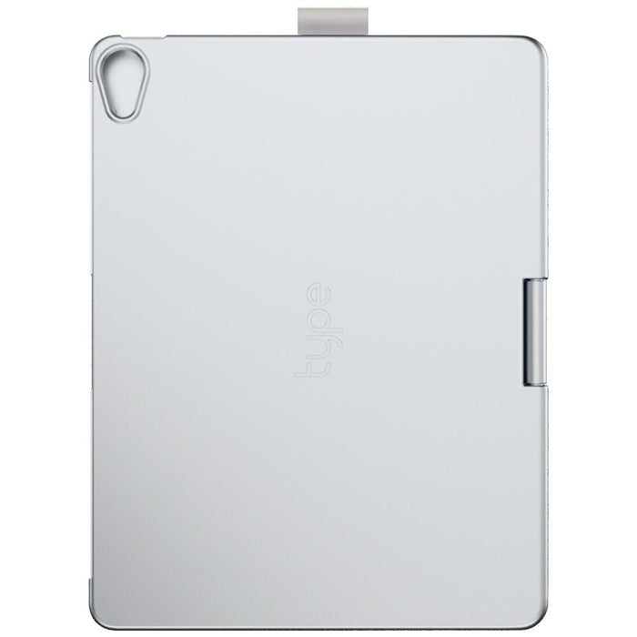 Калъф Typecase Flexbook Touch с клавиатура за iPad Air 11" M2 2024 / M3 2025 / M4 2026, сребърен