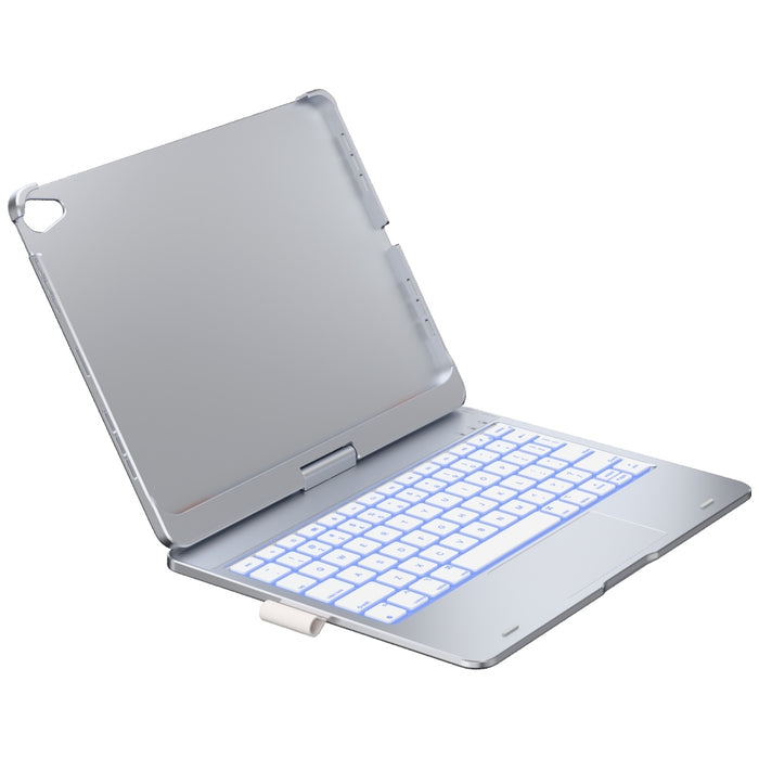 Калъф Typecase Flexbook Touch с клавиатура за iPad Air 11" M2 2024 / M3 2025 / M4 2026, сребърен