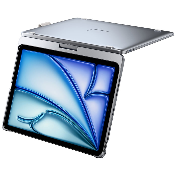 Калъф Typecase Flexbook Touch с клавиатура за iPad Air 11" M2 2024 / M3 2025 / M4 2026, сребърен