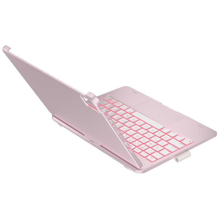 Калъф Typecase Flexbook Touch с клавиатура за iPad Air 11" M2 2024 / M3 2025 / M4 2026, светлорозов