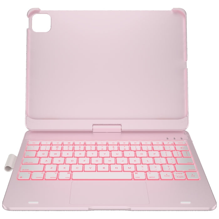 Калъф Typecase Flexbook Touch с клавиатура за iPad Air 11" M2 2024 / M3 2025 / M4 2026, светлорозов