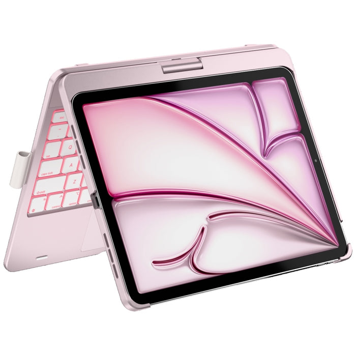 Калъф Typecase Flexbook Touch с клавиатура за iPad Air 11" M2 2024 / M3 2025 / M4 2026, светлорозов