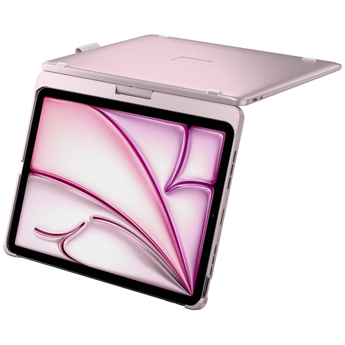 Калъф Typecase Flexbook Touch с клавиатура за iPad Air 11" M2 2024 / M3 2025 / M4 2026, светлорозов