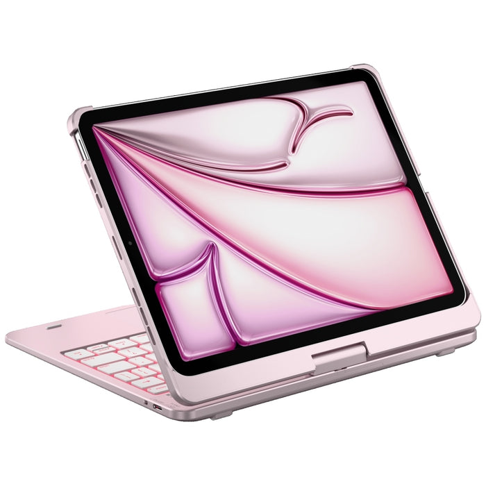 Калъф Typecase Flexbook Touch с клавиатура за iPad Air 11" M2 2024 / M3 2025 / M4 2026, светлорозов