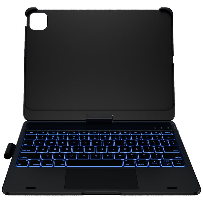 Калъф Typecase Flexbook Touch с клавиатура за iPad Pro 11" M4 2024 / M5 2025, черен