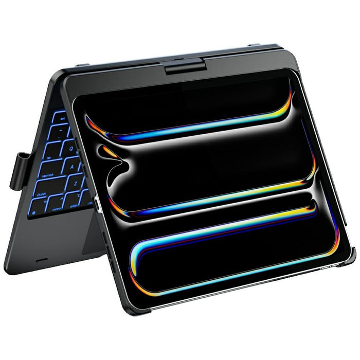 Калъф Typecase Flexbook Touch с клавиатура за iPad Pro 11" M4 2024 / M5 2025, черен