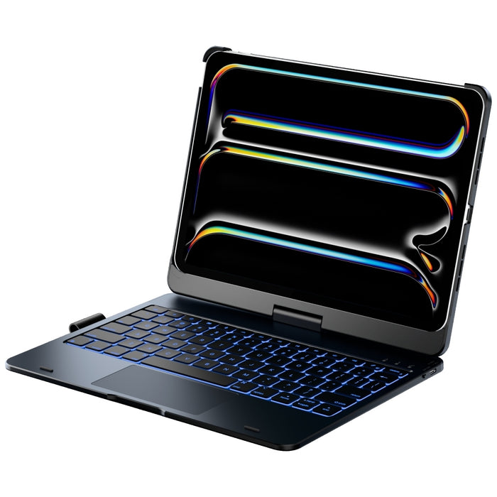 Калъф Typecase Flexbook Touch с клавиатура за iPad Pro 11" M4 2024 / M5 2025, черен